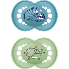 Bild på MAM Original 6-16m Latex Blue 2 st