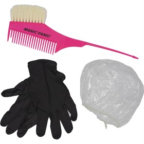 Bild på Manic Panic Tool Kit (Tint Brush/Comb, Gloves, Cap) 1 st