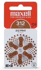 Bild på Maxell 312 / PR41 Brun 6 st