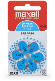 Bild på Maxell 675/ PR44 Blå 6 st