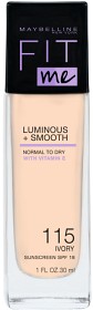 Bild på Maybelline Fit Me Foundation Ivory 115, 30 ml