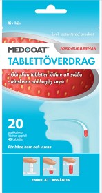 Bild på Medcoat Tablettöverdrag Jordgubb 20 st