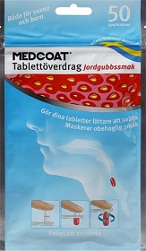 Bild på Medcoat tablettöverdrag jordgubb 50 st