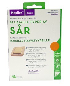 Bild på Mepilex Border 7,5x7,5 cm 3 st