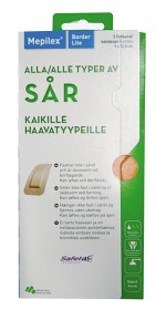 Bild på Mepilex Border Lite 5x12,5 cm 3 st