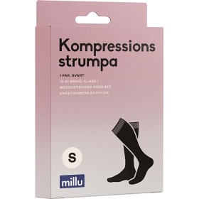 Bild på Millu Kompressionsstrumpa Nylon Svart 