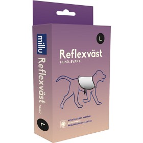Bild på Millu Reflexväst Hund Svart L