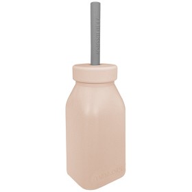Bild på Minikoioi Flaska med sugrör Bubble Beige