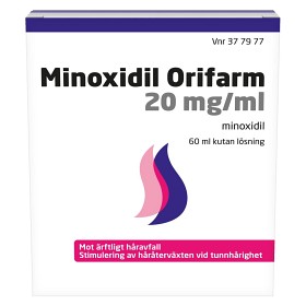 Bild på Minoxidil Orifarm, kutan lösning 20 mg/ml 60 ml