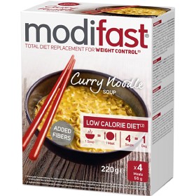 Bild på Modifast Low Calorie Diet Curry Noodle Soup 4 x 55 g