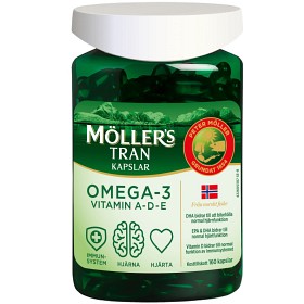 Bild på Möllers Omega-3 Tran kapslar 160 st