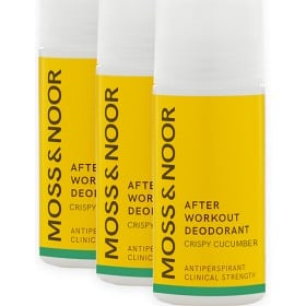 Bild på Moss & Noor After Workout Deodorant Crispy Cucumber 3-pack