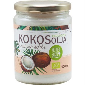 Bild på Mother Earth Kokosolja smak- och doftfri EKO 500 ml
