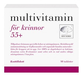 Bild på New Nordic Multivitamin för kvinnor 55+ 90 st