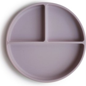 Bild på Mushie Silikontallrik, Soft Lilac