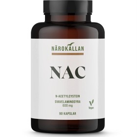 Bild på Närokällan NAC N-Acetylcystein 600 mg 90 kapslar