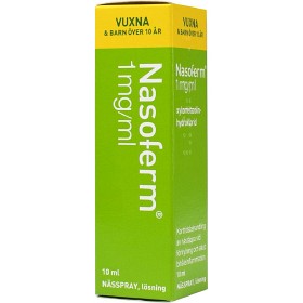 Bild på Nasoferm, nässpray, lösning 1 mg/ml 10 ml