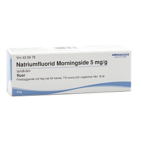 Bild på Natriumfluorid Morningside, tandkräm 5 mg/g 51 g