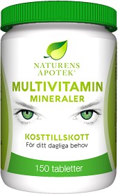 Bild på Naturens Apotek Multivitamin Mineraler 150 tabletter
