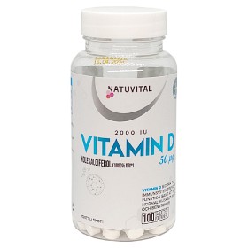 Bild på Natuvital Vitamin D 2000 IU 100 tabletter