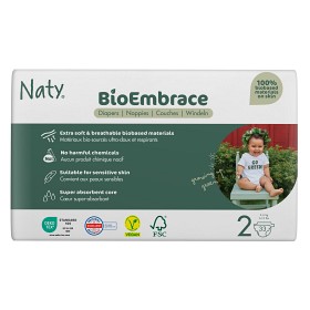 Bild på Naty Blöjor BioEmbrace storlek 2, 33 st