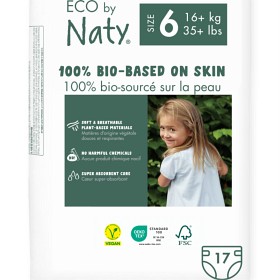 Bild på Naty blöjor stl 6, 17 st