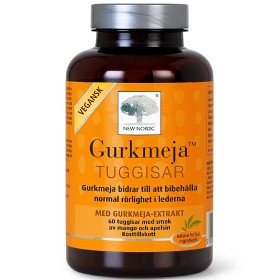 Bild på New Nordic Gurkmeja tuggisar 60 st