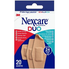 Bild på Nexcare DUO plåster blandade storlekar 20 st