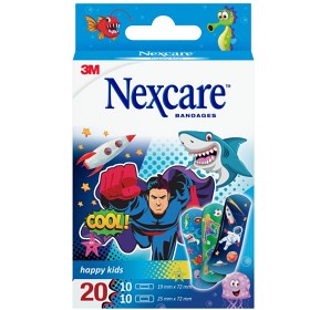 Bild på Nexcare Happy Kids Cool plåster 20 st