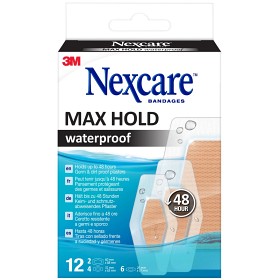 Bild på Nexcare Max Hold Waterproof plåster 12 st