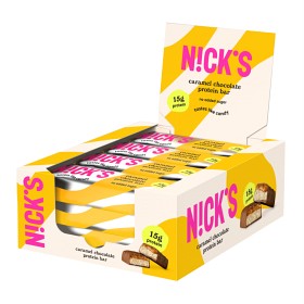 Bild på Nicks Protein Bar Caramel Chocolate 12 st