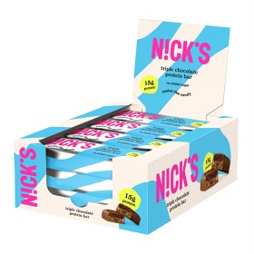 Bild på Nicks Protein Bar Triple Chocolate 12 st