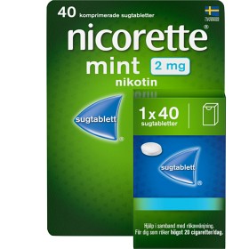 Bild på Nicorette Mint Sugtablett 2 mg 40 st