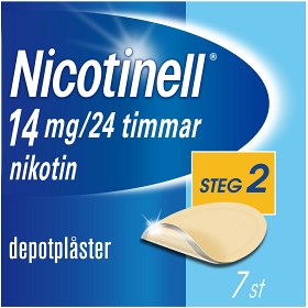 Bild på Nicotinell, depotplåster 14 mg/24 timmar 7 st