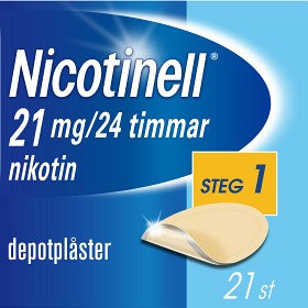 Bild på Nicotinell, depotplåster 21 mg/24 timmar 21 st