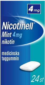 Bild på Nicotinell Mint, medicinskt tuggummi 4 mg 24 st