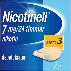 Bild på Nicotinell, depotplåster 7 mg/24 timmar 7 st