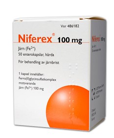 Bild på Niferex enterokapsel 100 mg, 50 st