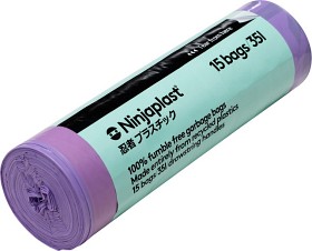 Bild på Ninjaplast Avfallspåsar av återvunnen plast 35 L 15-pack