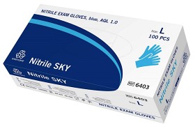 Bild på Evercare Nitrilhandskar SKY Blå Large 100 st