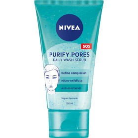 Bild på NIVEA Ansiktsskrubb Purify Pores Daily Wash Scrub 150 ml