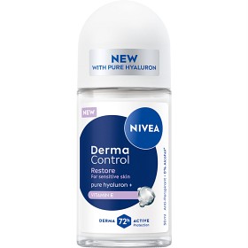Bild på NIVEA Antiperspirant Deo Derma Control Restore Sensitive Roll On 50 ml