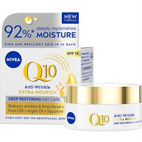 Bild på NIVEA Dagkräm Q10 Extra Nourish Day Cream SPF15,  50 ml