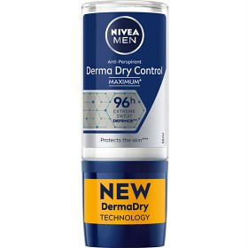 Bild på NIVEA MEN Antiperspirant Deo Derma Dry Control Roll-On 50 ml