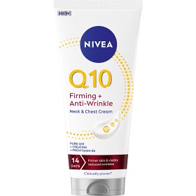 Bild på NIVEA Hudkräm Q10 Firming+ Anti-Wrinkle Neck & Chest Cream 200 ml