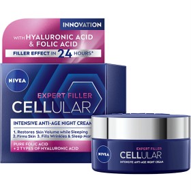 Bild på NIVEA Nattkräm Hyaluron Cellular Filler Firming Night Cream 50 ml