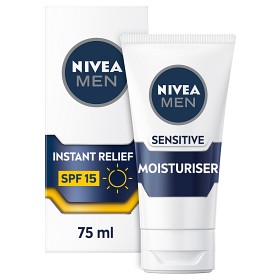 Bild på NIVEA MEN Ansiktskräm Sensitive Moisturiser SPF15 75 ml