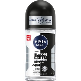 Bild på NIVEA MEN  Antiperspirant Deo Black & White Original Roll On 50 ml