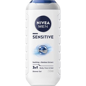 Bild på NIVEA MEN Duschtvål Sensitive Shower Gel 250 ml