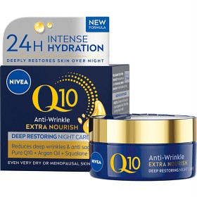 Bild på NIVEA Nattkräm Q10 Extra Nourish Night Cream 50 ml